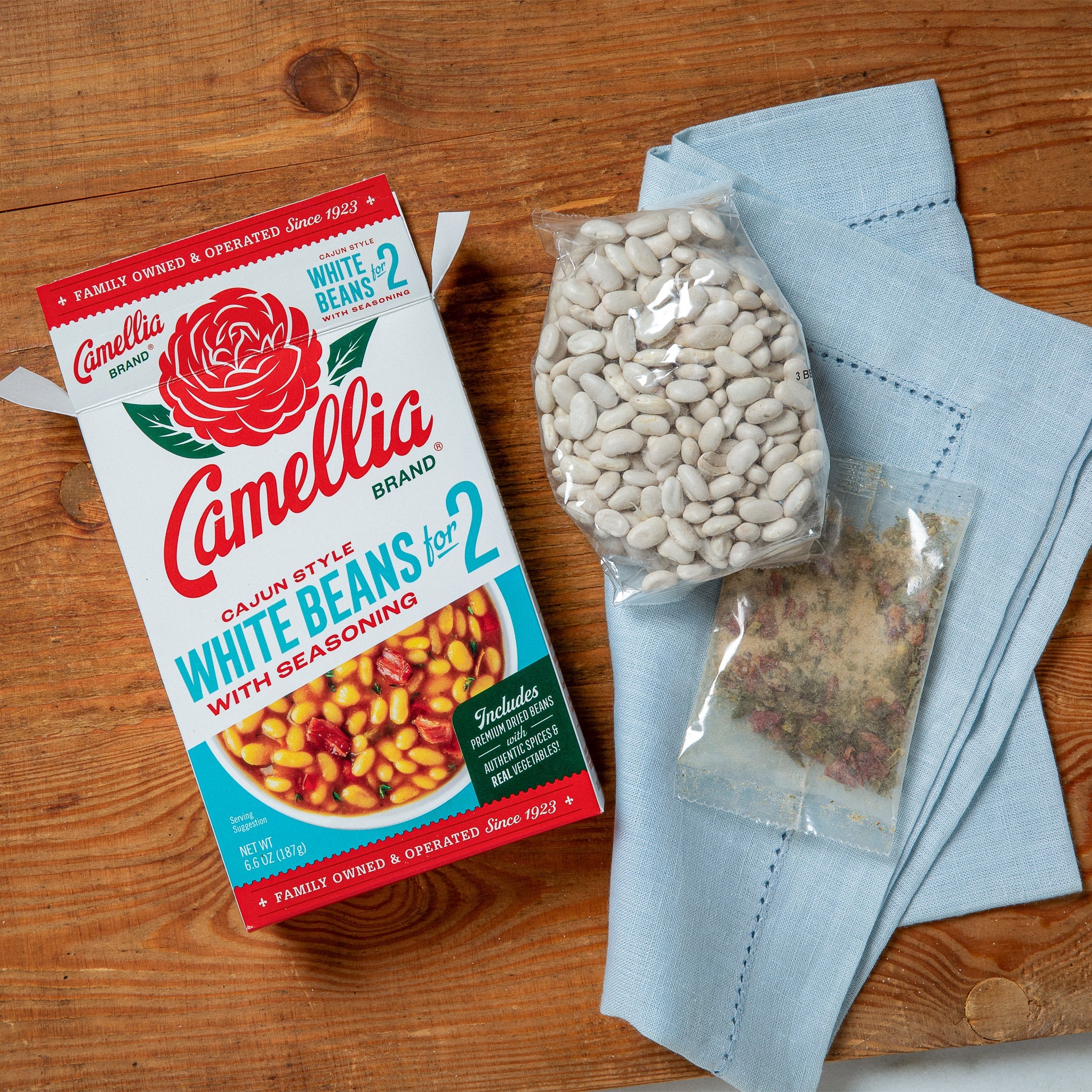 Cajun Style White Beans With Seasoning for 2