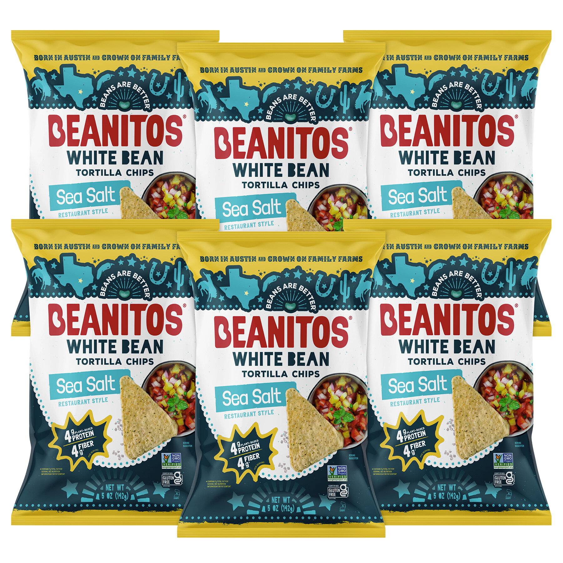 White Bean Chips, Restaurant Style With Sea Salt