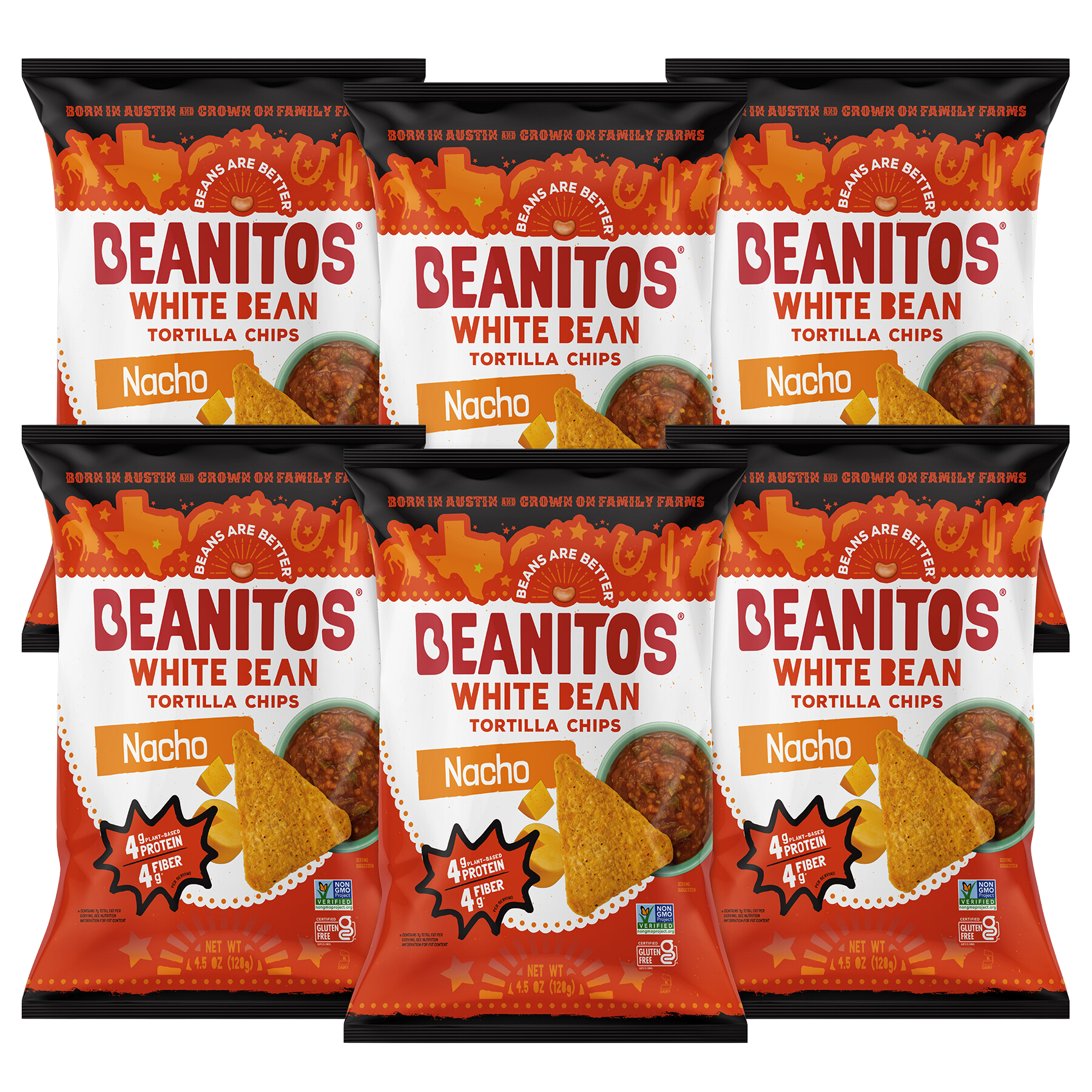 White Bean Chips, Nacho Nation