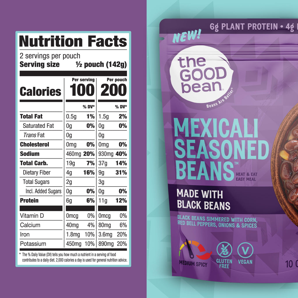 Heat-and-Eat Pouch, Mexicali Seasoned Beans