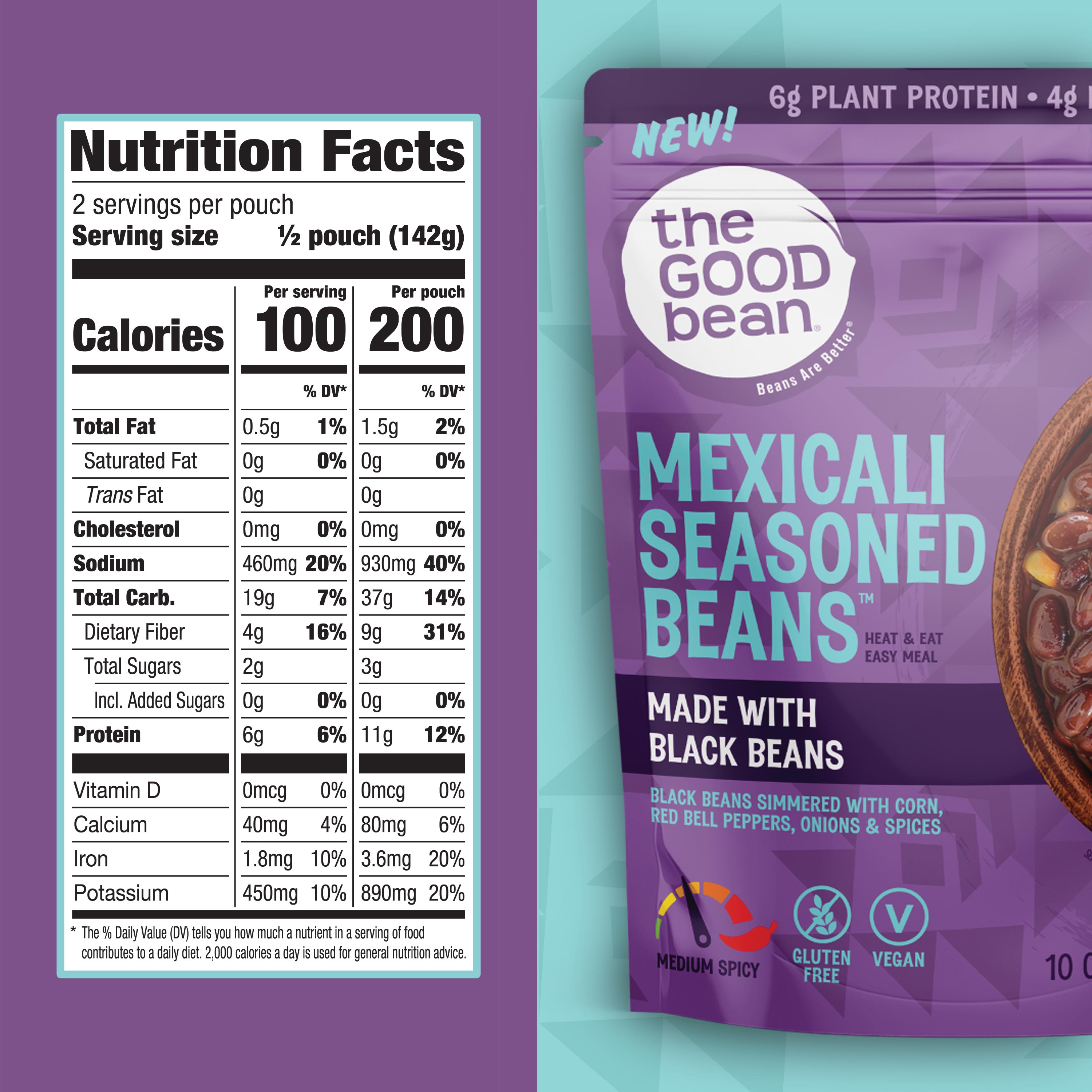 Heat-and-Eat Pouch, Mexicali Seasoned Beans