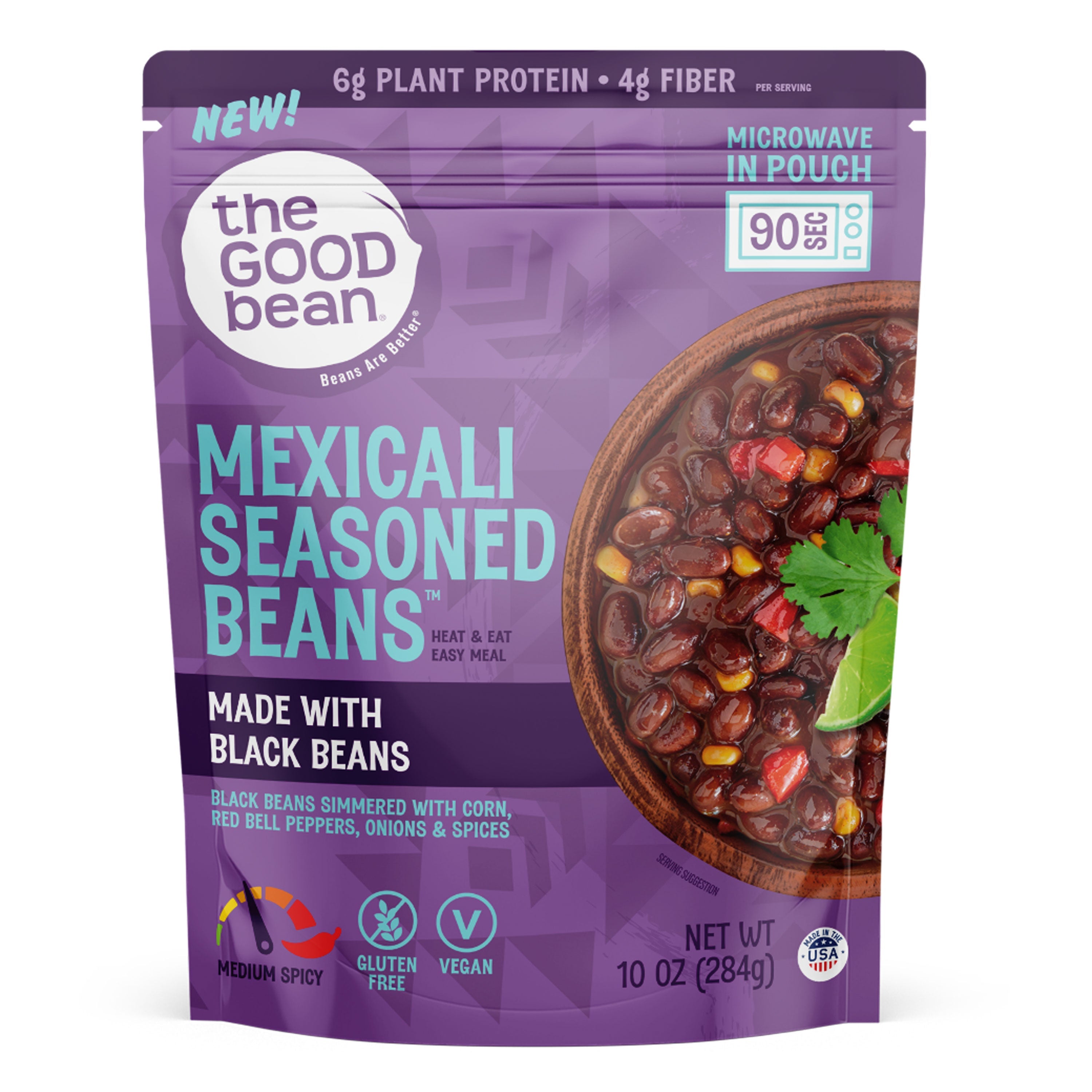 Heat-and-Eat Pouch, Mexicali Seasoned Beans