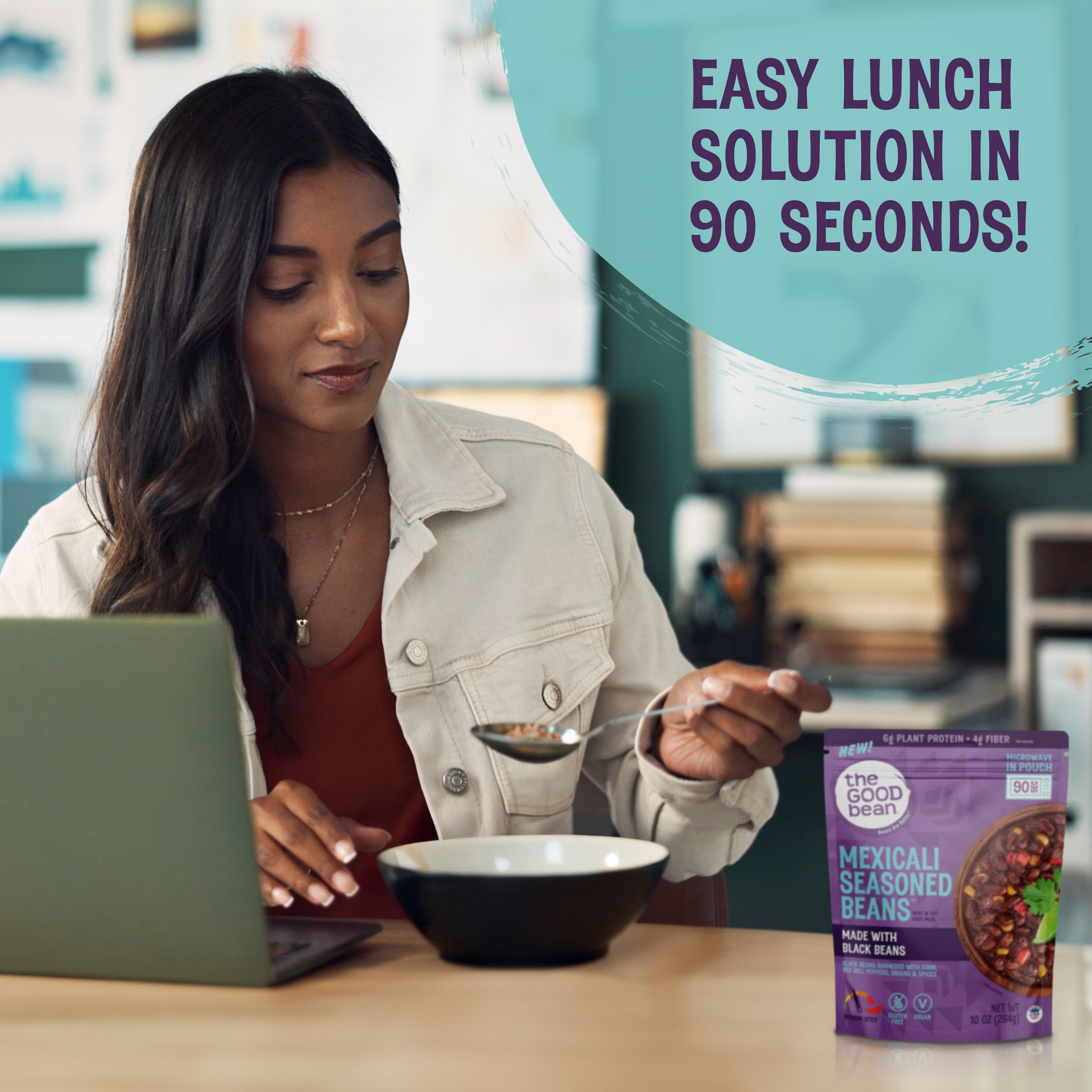 Heat-and-Eat Pouch, Mexicali Seasoned Beans
